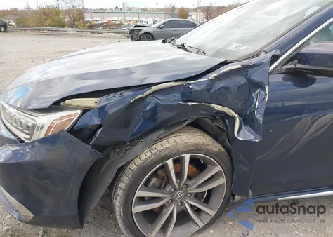 2019 Acura Tlx Advance Pkg из США, поврежденный, VIN 19UUB3F82KA002731